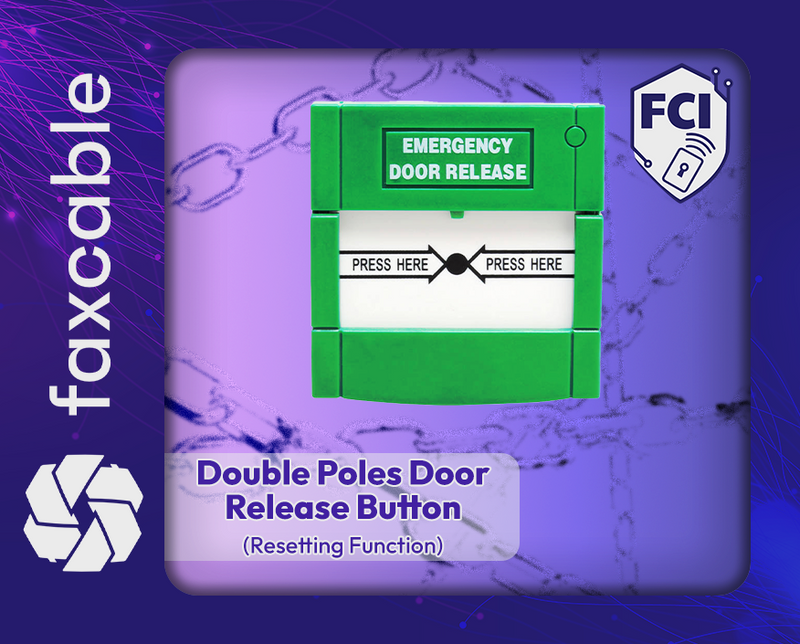 FCI Double Poles Door Release Button VI-923B