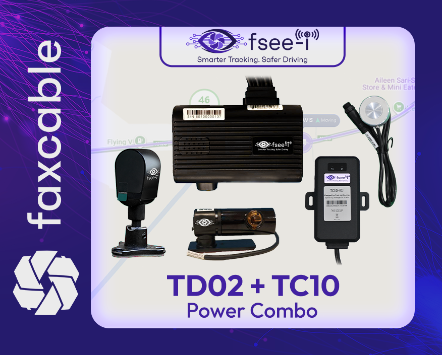 FCI fsee-i Bundle Dash Camera Set and GPS with Fuel Sensor